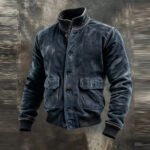 Men'S Vintage Distressed Outdoor Jacket