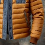 Men'S Retro Warm Patchwork Denim Outdoor Jacket  Cotton-Padded Jacket - Image 3