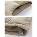 Men's Retro Warm Pleated Corduroy Patchwork Outdoor  Sleeveless Cotton Jacket - Image 7