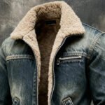 Men's Retro Warm Washed Denim Outdoor Jacket - Image 2