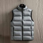 Men's Retro Warm Pleated Cotton Outdoor Sleeveless Jacket Cotton-padded Coat - Image 3
