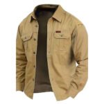 Cow Pattern Casual Men's Work Shirt Long Sleeve - Image 5