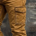 Men's Outdoor Vintage Washed Cotton Washed Multi-pocket  Tactical Pants - Image 3