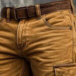 Men's Outdoor Vintage Washed Cotton Washed Multi-pocket  Tactical Pants - Image 4