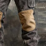Men's Retro Corduroy and Suede Pants - Image 4