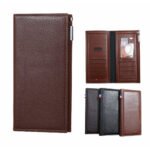 Men’s Long Slim Leather Wallet